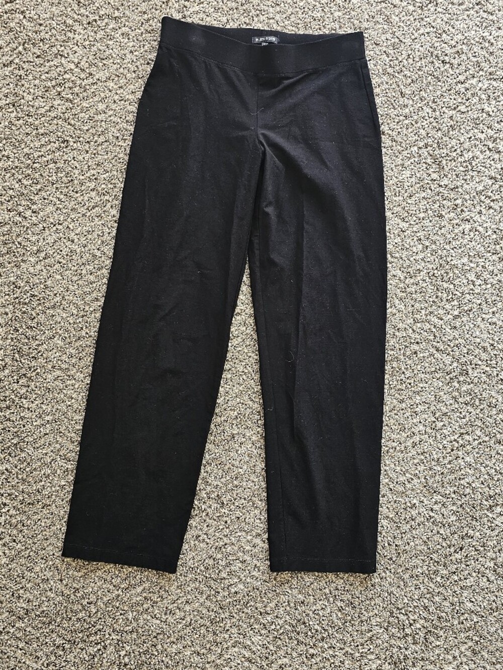 Eileen Fisher Black Straight-Leg Leggings